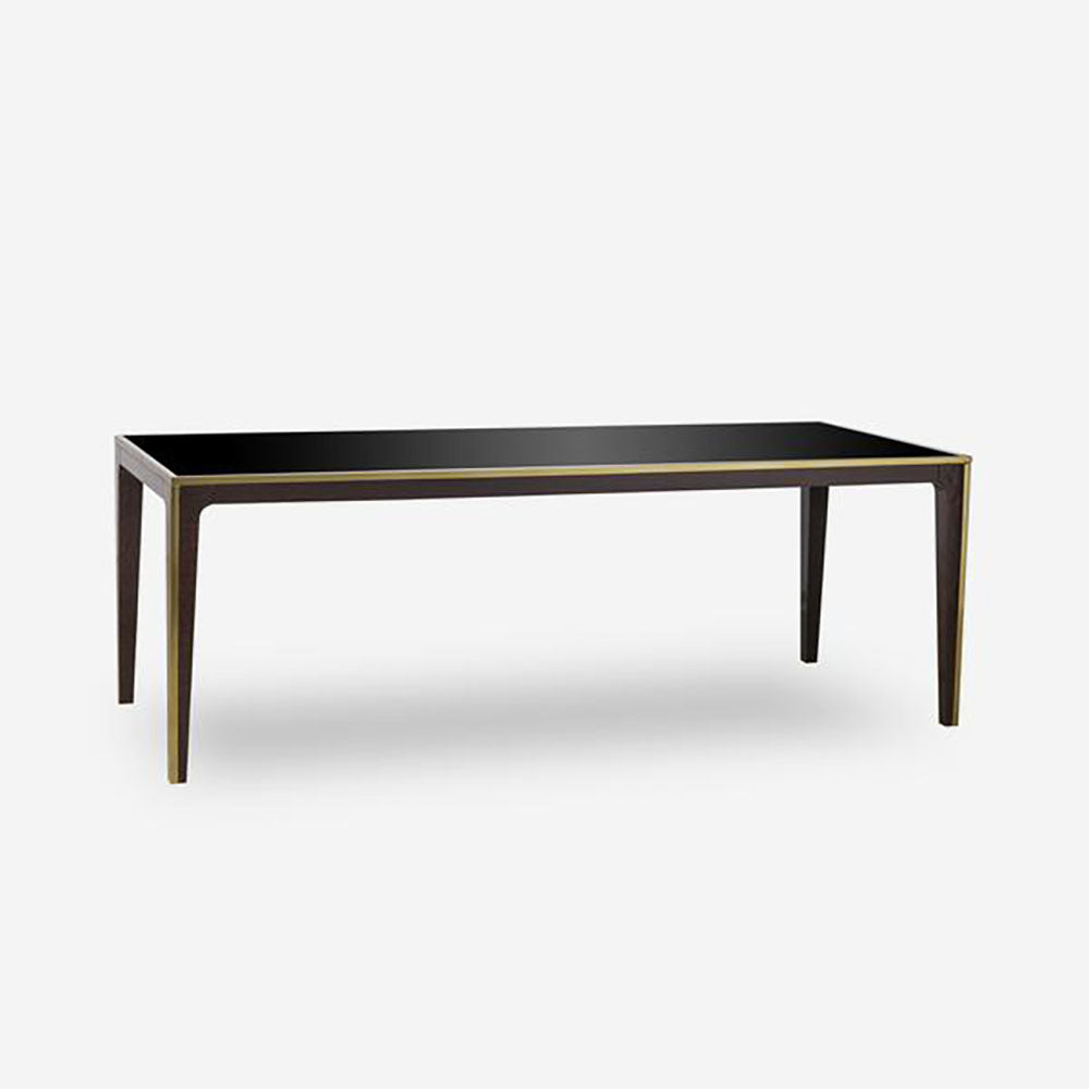 Andrew Martin Silhouette 6 Seater Dining Table Black
