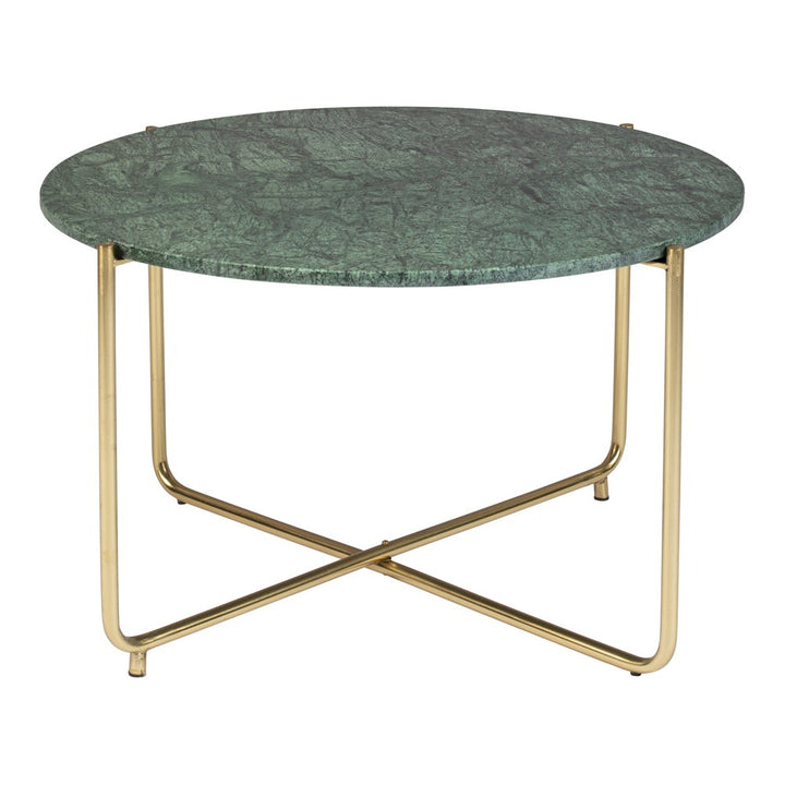 Toste Marble Round Coffee Table - Green Zuiver 1