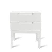 Twenty10 Designs Orchid White 2 Drawer Bedside Table