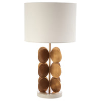 Olivia's Boutique Hotel Collection - Gold Disc Table Lamp