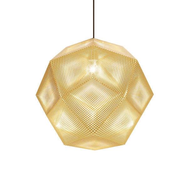 Tom Dixon Etch Brass Pendant