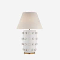 Andrew Martin Linden Table Lamp Plaster White