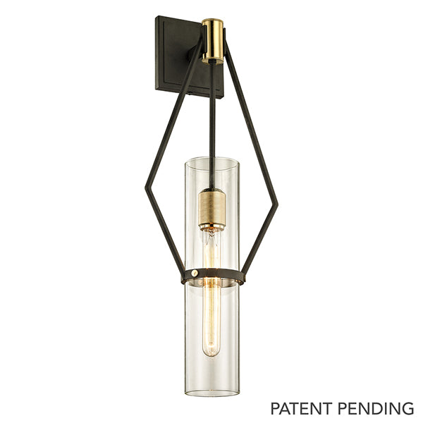Raef 1 Light Wall Sconce - Bronze & Brass Hudson Valley Lighting 1