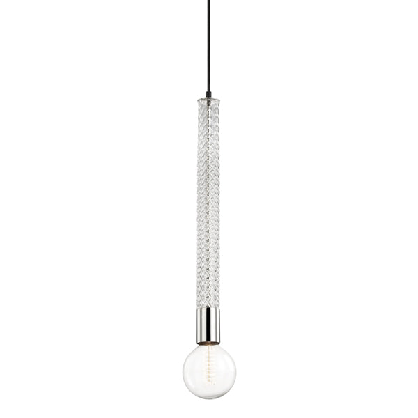 Hudson Valley Lighting Pippin Steel 1 Light Pendant H256701-PN-CE