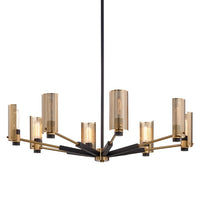 Hudson Valley Lighting Pilsen Hand-Worked Iron 8lt Chandelier