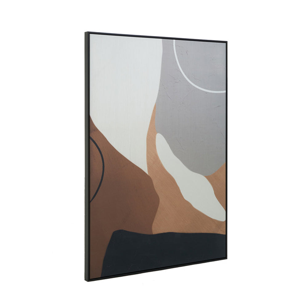  Premier-Olivia's Neutral Abstract Wall Art-Beige 085 