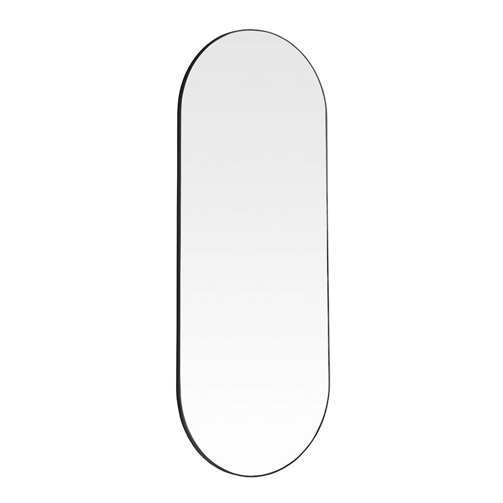 Olivia's Andora Oval Wall Mirror in Black