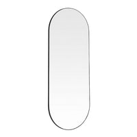 Olivia's Andora Oval Wall Mirror in Black