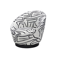 Liang & Eimil Ekte Occasional Chair - Zebra Black & White