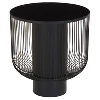 Olivia's Trina Black Side Table