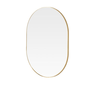 Olivia's Mali Oval Wall Mirror in Gold