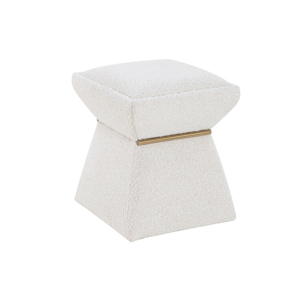 Liang & Eimil Zane Boucle Sand Footstool