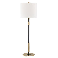 Hudson Valley Lighting Bowery Brass 1 Light Table Lamp