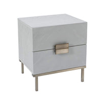 Twenty10 Designs Lilly Grey Bedside Table