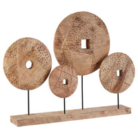 Olivia's 4 Wooden Disc Sculpture