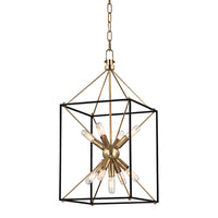 Hudson Valley Lighting Glendale Brass 9 Light Pendant