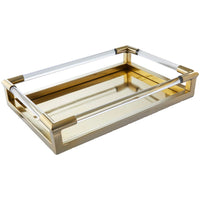 Olivia's Luxe Collection - Gold And Acrylic Tray