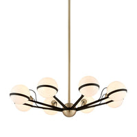 Hudson Valley Lighting Ace Hand-Worked Iron 8lt Chandelier