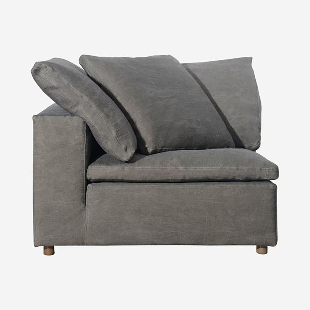 Andrew Martin Statham Sectional Sofa in Kilimanjaro Grey