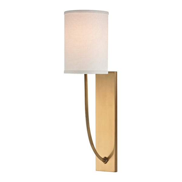 Colton 1 Light Wall Sconce - Aged Brass Hudson Valley Lighting 1