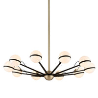 Hudson Valley Lighting Ace Hand-Worked Iron 10lt Chandelier