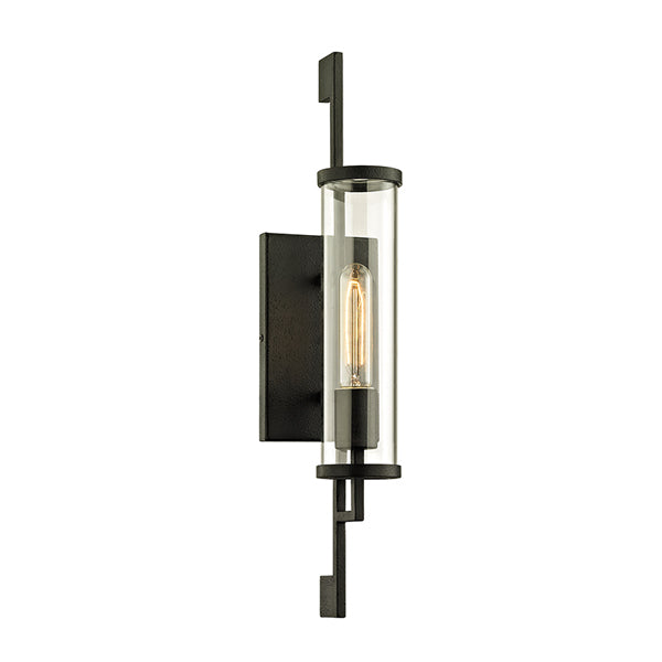  Hudson Valley Lighting-Hudson Valley Lighting Park Slope Hand-Worked Iron 1lt Wall-Black 21 
