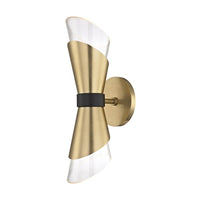 Hudson Valley Lighting Angie Steel 2 Light Wall Sconce