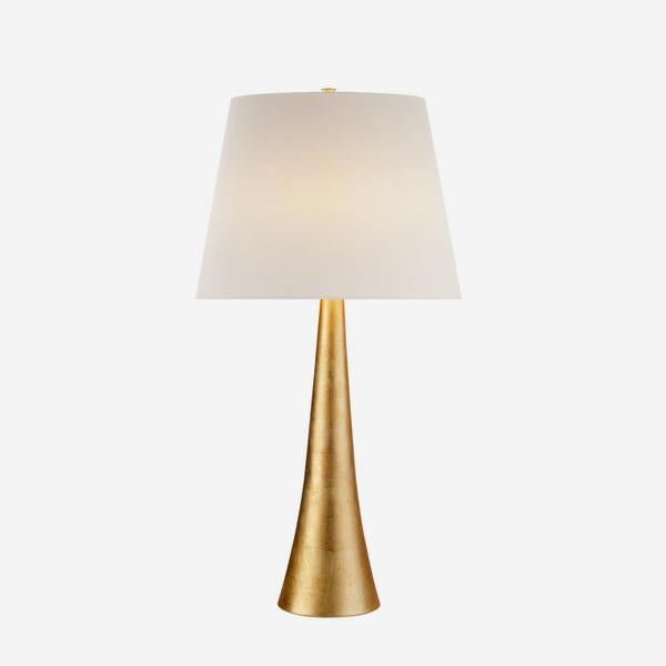 Andrew Martin Dover Table Lamp Gold made from metal. 