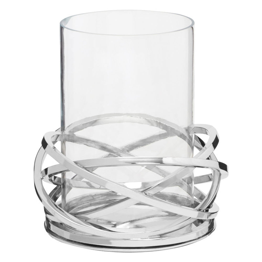 Olivia's Luxe Collection - Twist Candle Holder in Silver