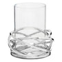 Olivia's Luxe Collection - Twist Candle Holder in Silver