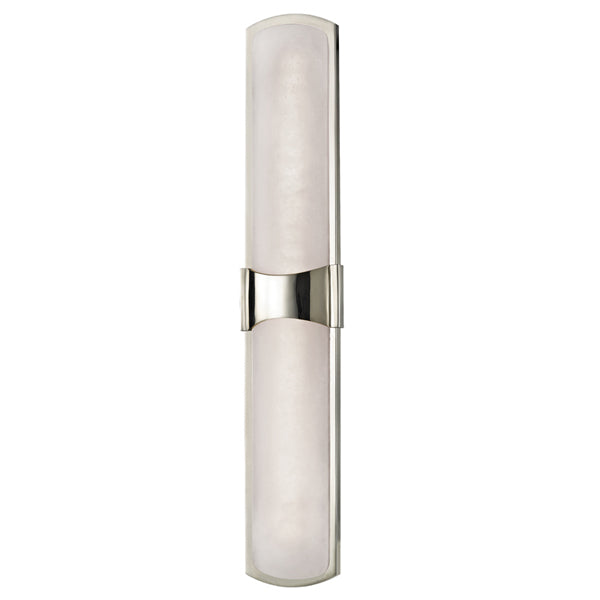 Valencia Large LED Wall Sconce - Polished Nickel Hudson Valley Lighting 1