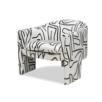 Liang & Eimil Iconic Occasional Chair - Zebra Black & White