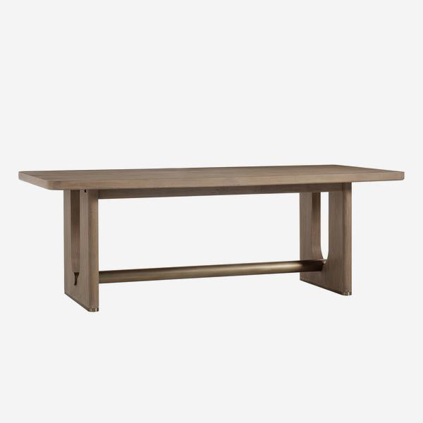 Extending dining table in Brown