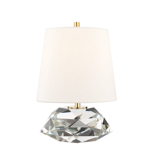 Hudson Valley Lighting Henley Crystal 1 Light Small Table Lamp