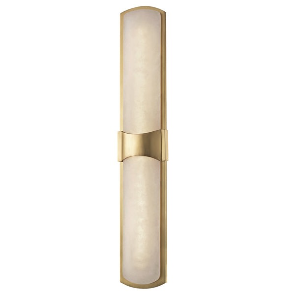 Valencia Large Led Wall Sconce - Aged Brass Hudson Valley Lighting 1
