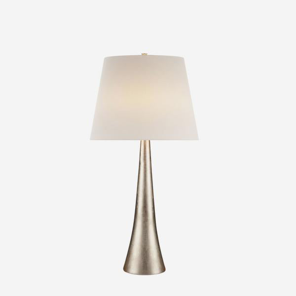Andrww Martin Dover Table Lamp Aged Iron made from metal. 