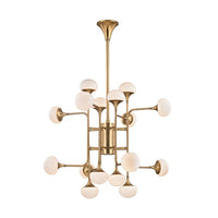 Hudson Valley Lighting Fleming Steel 16 Light Chandelier