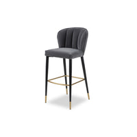 Liang & Eimil Maya Kaster Ancor Grey Bar Stool | Discontinued