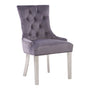 Olivia's Luxe Collection - Regina Grey Velvet Dining Chair
