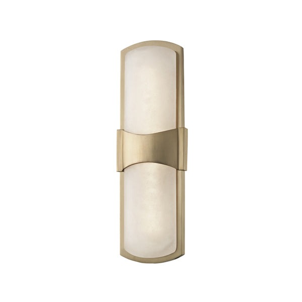 Small Valencia Led Wall Sconce - Aged Brass Hudson Valley Lighting 1