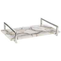 Olivia's Boutique Hotel Collection - White Agate Tray Large