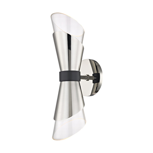 Angie 2 Light Wall Sconce - Polished Nickel Hudson Valley Lighting 1