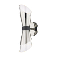 Hudson Valley Lighting Angie Steel 2 Light Wall Sconce