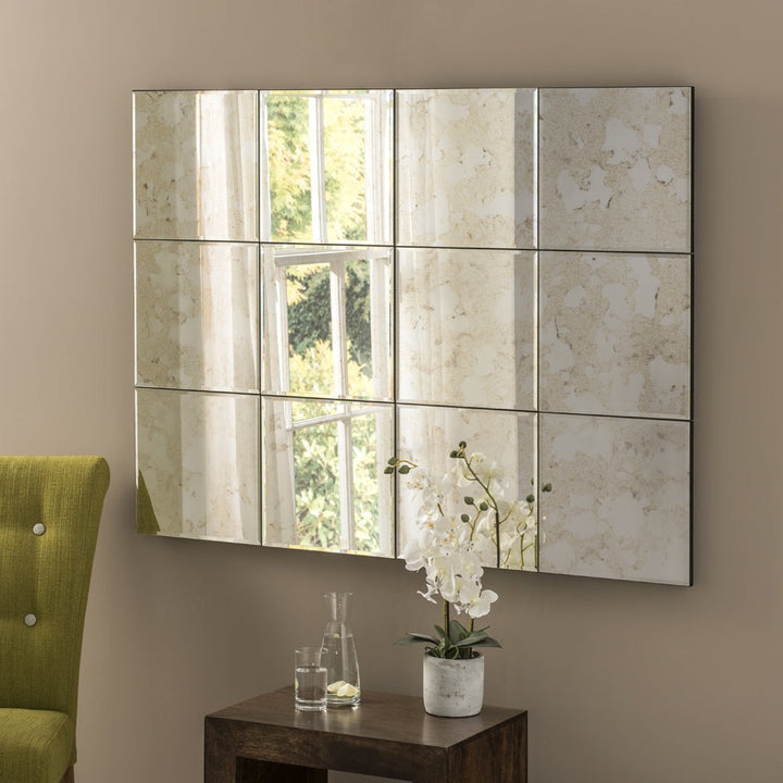 Mongolia Wall Mirror - Molted Antique Yearn Mirrors 1