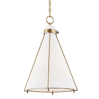 Hudson Valley Lighting Eldridge Steel 1 Light A Pendant