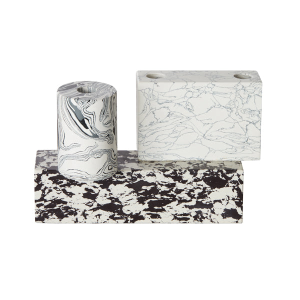 Swirl Candelabra - Black & White Tom Dixon 1