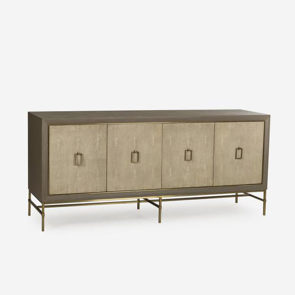 Andrew Martin Edith Sideboard made from wood with Ivory Shagreen