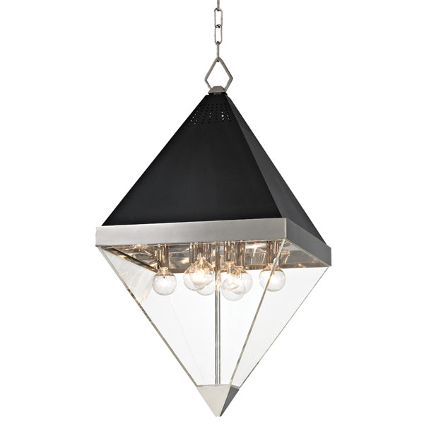 Hudson Valley Lighting Coltrane 8 Light Pendant Light - Polished Nickel