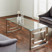 Native Home Coffee Table Milano Silver