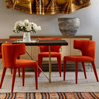 Andrew Martin Juno Occasional Chair Orange